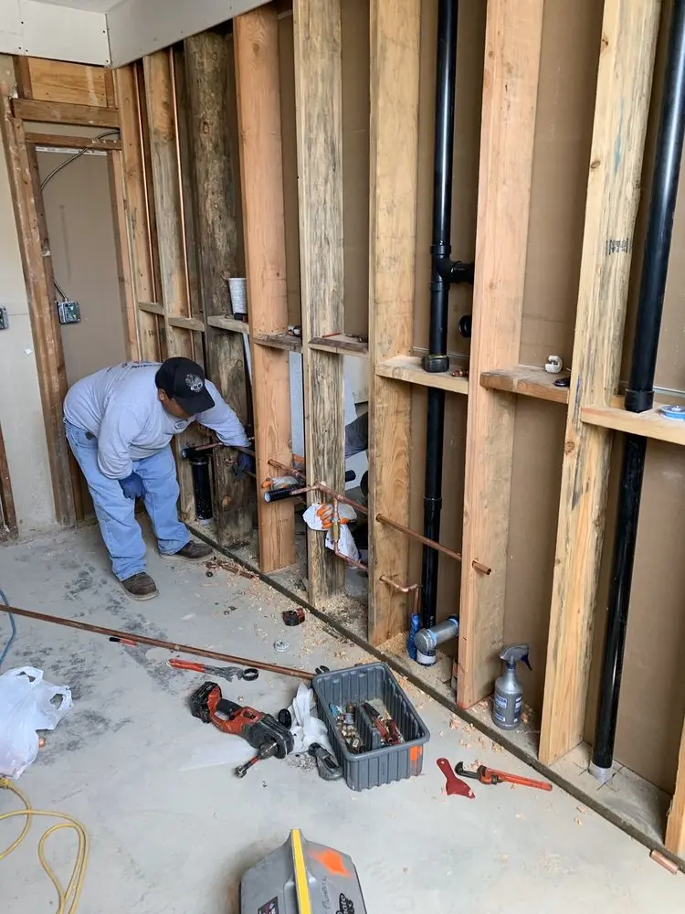 Commercial rough-in plumbing for Commercial Plumbing in Grove City